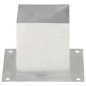vidaXL Anclajes para postes 4 unidades metal galvanizado 141 mm vidaXL Anclajes para postes 4 unidades metal galvanizado 141 mm