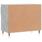 vidaXL Mueble zapatero madera contrachapada gris hormigón 70x36x60 cm vidaXL Mueble zapatero madera contrachapada gris hormigón 70x36x60 cm