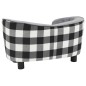 vidaXL Sofá para perro felpa gris 68x38x38 cm vidaXL Sofá para perro felpa gris 68x38x38 cm