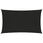vidaXL Toldo de vela negro HDPE 160 g/m² 3x6 m vidaXL Toldo de vela negro HDPE 160 g/m² 3x6 m