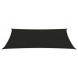 vidaXL Toldo de vela negro HDPE 160 g/m² 3x6 m vidaXL Toldo de vela negro HDPE 160 g/m² 3x6 m