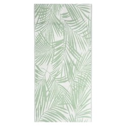 vidaXL Alfombra de exterior PP verde 80x150 cm