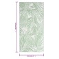 vidaXL Alfombra de exterior PP verde 80x150 cm vidaXL Alfombra de exterior PP verde 80x150 cm