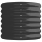 vidaXL Jardinera acero con recubrimiento polvo antracita 114x40x36 cm vidaXL Jardinera acero con recubrimiento polvo antracita 114x40x36 cm