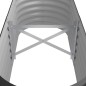 vidaXL Jardinera acero con recubrimiento polvo antracita 114x40x36 cm vidaXL Jardinera acero con recubrimiento polvo antracita 114x40x36 cm