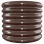 vidaXL Jardinera arriate acero recubrimiento polvo marrón 332x40x36 cm vidaXL Jardinera arriate acero recubrimiento polvo marrón 332x40x36 cm