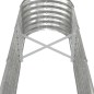 vidaXL Jardinera arriate acero recubrimiento polvo plata 332x40x36 cm vidaXL Jardinera arriate acero recubrimiento polvo plata 332x40x36 cm