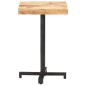 vidaXL Mesa de bistró cuadrada madera de mango rugosa 50x50x75 cm vidaXL Mesa de bistró cuadrada madera de mango rugosa 50x50x75 cm