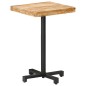 vidaXL Mesa de bistró cuadrada madera de mango rugosa 50x50x75 cm vidaXL Mesa de bistró cuadrada madera de mango rugosa 50x50x75 cm