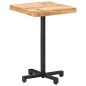 vidaXL Mesa de bistró cuadrada madera de mango rugosa 50x50x75 cm vidaXL Mesa de bistró cuadrada madera de mango rugosa 50x50x75 cm
