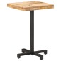 vidaXL Mesa de bistró cuadrada madera de mango rugosa 50x50x75 cm vidaXL Mesa de bistró cuadrada madera de mango rugosa 50x50x75 cm