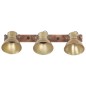 vidaXL Lámpara de pared industrial latón 65x25 cm E27 vidaXL Lámpara de pared industrial latón 65x25 cm E27
