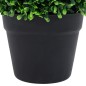 vidaXL Plantas de boj artificial 2 uds forma bola maceta verde 37 cm vidaXL Plantas de boj artificial 2 uds forma bola maceta verde 37 cm