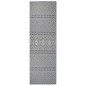 vidaXL Alfombra de exterior de tejido plano rayas azules 80x250 cm vidaXL Alfombra de exterior de tejido plano rayas azules 80x250 cm
