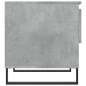 vidaXL Mesas centro 2 uds madera ingeniería gris hormigón 50x46x50 cm