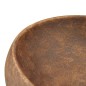 vidaXL Lavabo sobre encimera ovalado cerámica marrón 59x40x15 cm vidaXL Lavabo sobre encimera ovalado cerámica marrón 59x40x15 cm