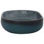 vidaXL Lavabo sobre encimera ovalado cerámica turquesa 59x40x14 cm vidaXL Lavabo sobre encimera ovalado cerámica turquesa 59x40x14 cm