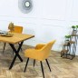 Home&Styling Soporte para plantas con 4 estantes natural y negro Home&Styling Soporte para plantas con 4 estantes natural y negro