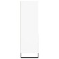 vidaXL Aparador alto madera contrachapada blanco 40x36x110 cm