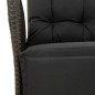 vidaXL Set de comedor de jardín 7 pzas y cojines ratán sintético negro vidaXL Set de comedor de jardín 7 pzas y cojines ratán sintético negro