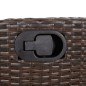 vidaXL Set comedor para jardín 9 pzas y cojines ratán sintético marrón vidaXL Set comedor para jardín 9 pzas y cojines ratán sintético marrón