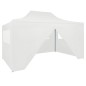 vidaXL Carpa plegable profesional con 4 paredes acero blanco 3x4 m vidaXL Carpa plegable profesional con 4 paredes acero blanco 3x4 m