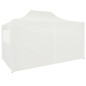 vidaXL Carpa plegable profesional con 4 paredes acero blanco 3x4 m vidaXL Carpa plegable profesional con 4 paredes acero blanco 3x4 m