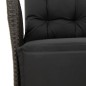 vidaXL Set de comedor de jardín 7 pzas y cojines ratán sintético negro vidaXL Set de comedor de jardín 7 pzas y cojines ratán sintético negro