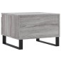 vidaXL Mesa de centro madera de ingeniería gris Sonoma 50x46x35 cm vidaXL Mesa de centro madera de ingeniería gris Sonoma 50x46x35 cm