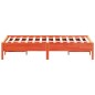 vidaXL Estructura de cama madera maciza pino marrón cera 120x190 cm vidaXL Estructura de cama madera maciza pino marrón cera 120x190 cm