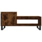 vidaXL Mesa de centro madera contrachapada roble ahumado 100x50x45 cm vidaXL Mesa de centro madera contrachapada roble ahumado 100x50x45 cm