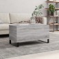 vidaXL Mesa de centro madera contrachapada gris Sonoma 90x44,5x45 cm vidaXL Mesa de centro madera contrachapada gris Sonoma 90x44,5x45 cm