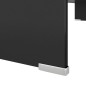 vidaXL Soporte para TV/Elevador monitor cristal negro 90x30x13 cm