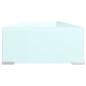 vidaXL Mueble TV/Elevador de monitor cristal verde 90x30x13 cm vidaXL Mueble TV/Elevador de monitor cristal verde 90x30x13 cm