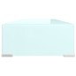 vidaXL Mueble TV/Elevador de monitor cristal verde 70x30x13 cm vidaXL Mueble TV/Elevador de monitor cristal verde 70x30x13 cm