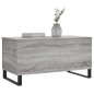 vidaXL Mesa de centro madera contrachapada gris Sonoma 90x44,5x45 cm vidaXL Mesa de centro madera contrachapada gris Sonoma 90x44,5x45 cm