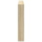 vidaXL Cabecero de cama con LED roble Sonoma 160x17x102 cm