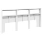 vidaXL Cabecero de cama con LED blanco 220x17x102 cm vidaXL Cabecero de cama con LED blanco 220x17x102 cm