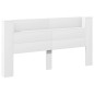 vidaXL Cabecero de cama con LED blanco 200x16,5x103,5 cm vidaXL Cabecero de cama con LED blanco 200x16,5x103,5 cm