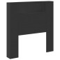 vidaXL Cabecero de cama con luz LED negro 100x16,5x103,5 cm vidaXL Cabecero de cama con luz LED negro 100x16,5x103,5 cm