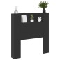 vidaXL Cabecero de cama con luz LED negro 100x16,5x103,5 cm vidaXL Cabecero de cama con luz LED negro 100x16,5x103,5 cm