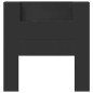 vidaXL Cabecero de cama con luz LED negro 100x16,5x103,5 cm vidaXL Cabecero de cama con luz LED negro 100x16,5x103,5 cm