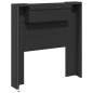 vidaXL Cabecero de cama con luz LED negro 100x16,5x103,5 cm vidaXL Cabecero de cama con luz LED negro 100x16,5x103,5 cm