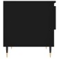 vidaXL Mesas de centro 2 uds madera de ingeniería negro 50x46x50 cm vidaXL Mesas de centro 2 uds madera de ingeniería negro 50x46x50 cm