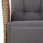 vidaXL Set comedor de jardín 7 pzas con cojines ratán sintético beige vidaXL Set comedor de jardín 7 pzas con cojines ratán sintético beige