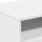 vidaXL Mesa de centro con luces LED blanco 90x49x40 cm vidaXL Mesa de centro con luces LED blanco 90x49x40 cm