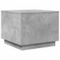 vidaXL Mesa de centro con luces LED gris hormigón 50x50x40 cm vidaXL Mesa de centro con luces LED gris hormigón 50x50x40 cm
