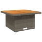 vidaXL Set comedor de jardín 3 piezas con cojines ratán sintético gris vidaXL Set comedor de jardín 3 piezas con cojines ratán sintético gris