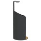 vidaXL Ducha de exterior ratán PE y acacia negro 100x100x241,5 cm vidaXL Ducha de exterior ratán PE y acacia negro 100x100x241,5 cm