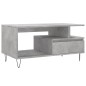 vidaXL Mesa de centro madera contrachapada gris hormigón 90x49x45 cm vidaXL Mesa de centro madera contrachapada gris hormigón 90x49x45 cm